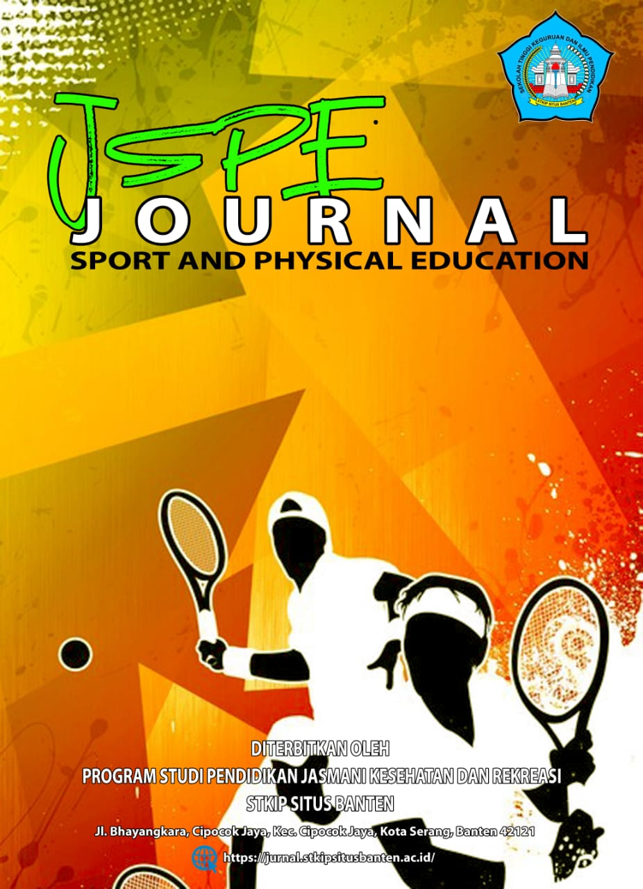 					View Vol. 1 No. 1 (2021): Jurnal Sport and Physical Education
				